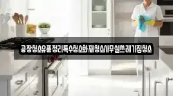 공장청소유품정리특수청소화재청소사무실쓰레기집청소