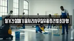 철거건설폐기물처리사무실유품정리벌초대행