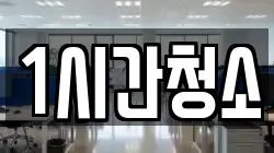1시간청소