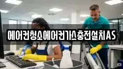 에어컨청소에어컨가스충전설치AS
