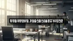 탐정들의영업비밀,경찰출신흥신소불륜증거수집전문
