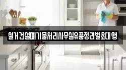철거건설폐기물처리사무실유품정리벌초대행