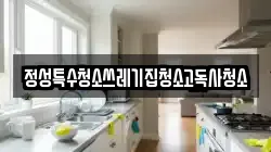 정성특수청소쓰레기집청소고독사청소