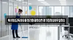 특수청소고독사유품정리화재청소쓰레기집청소사무실청소