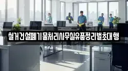 철거건설폐기물처리사무실유품정리벌초대행