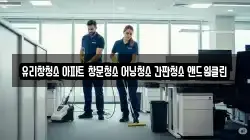유리창청소 아파트 창문청소 어닝청소 간판청소 앤드원클린