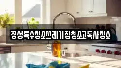 정성특수청소쓰레기집청소고독사청소