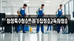 정성특수청소쓰레기집청소고독사청소