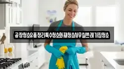 공장청소유품정리특수청소화재청소사무실쓰레기집청소