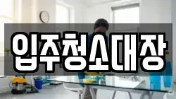 입주청소대장