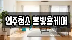 입주청소 봄빛홈케어