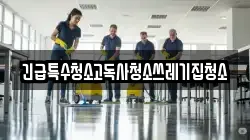 긴급특수청소고독사청소쓰레기집청소