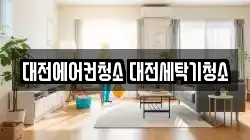 대전에어컨청소 대전세탁기청소