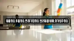 원룸청소.투룸청소.쓰레기집청소.반려동물냄새,상가입주청소