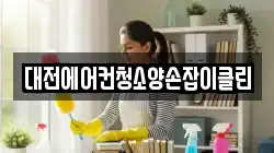 대전에어컨청소양손잡이클린