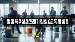 정성특수청소쓰레기집청소고독사청소