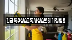긴급특수청소고독사청소쓰레기집청소