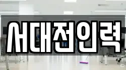 서대전인력