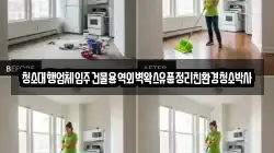 청소대행업체입주건물용역외벽왁스유품정리친환경청소박사