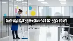 청소대행업체입주건물용역외벽왁스유품정리친환경청소박사