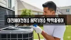 대전에어컨청소 세탁기청소 싹싹홈케어