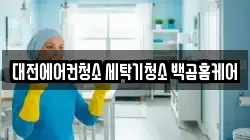 대전에어컨청소 세탁기청소 백곰홈케어
