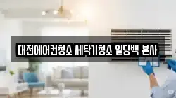 대전에어컨청소 세탁기청소 일당백 본사