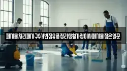 폐기물처리폐가구수거빈집유품정리생활가정이사폐기물젊은일꾼