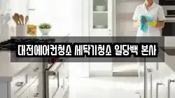 대전에어컨청소 세탁기청소 일당백 본사