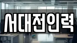 서대전인력