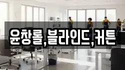 윤창롤,블라인드,커튼