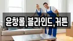 윤창롤,블라인드,커튼