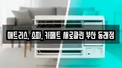 매트리스, 소파, 카페트 새로클린 부산 동래점
