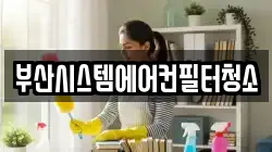 부산시스템에어컨필터청소