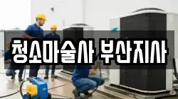 청소마술사 부산지사