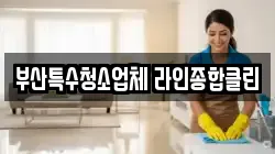부산특수청소업체 라인종합클린