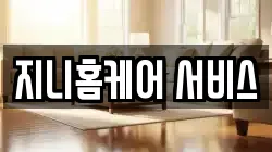 지니홈케어 서비스