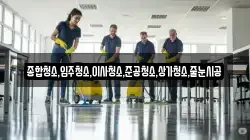 종합청소,입주청소,이사청소,준공청소,상가청소,줄눈시공