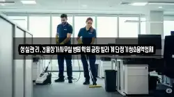 성실관리,건물상가사무실병원학원공장빌라계단정기청소용역업체