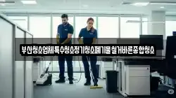 부산청소업체특수청소정기청소폐기물철거바른종합청소