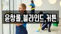 윤창롤,블라인드,커튼