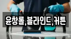 윤창롤,블라인드,커튼