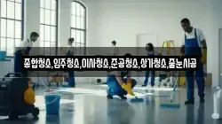 종합청소,입주청소,이사청소,준공청소,상가청소,줄눈시공