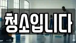 청소입니다