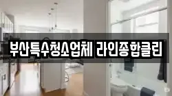 부산특수청소업체 라인종합클린