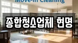 종합청소업체 현명