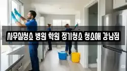 사무실청소 병원 학원 정기청소 청소애 강남점