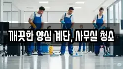 깨끗한 양심 계단, 사무실 청소