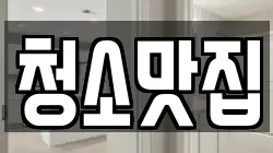 청소맛집