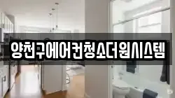 양천구에어컨청소더원시스템